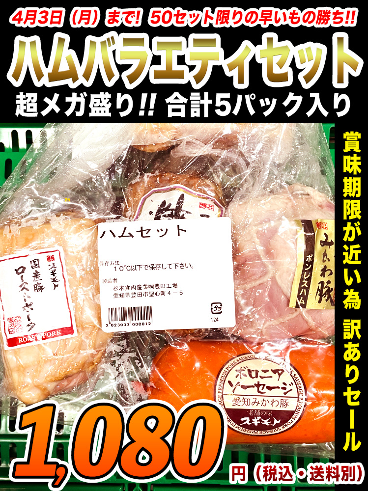 スギモト 豊田工場直売GO!! / 完売御礼！※ 4月3日(月)まで※【訳あり